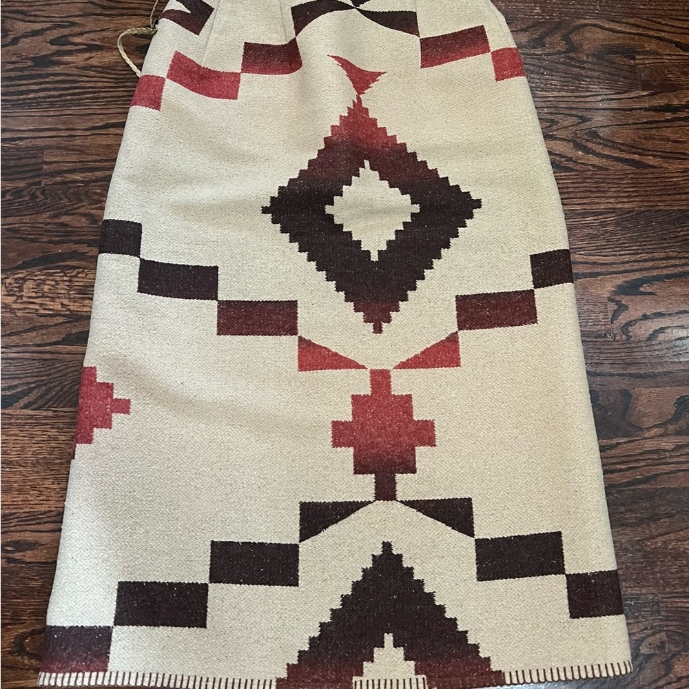 Ralph Lauren wrap wool skirt